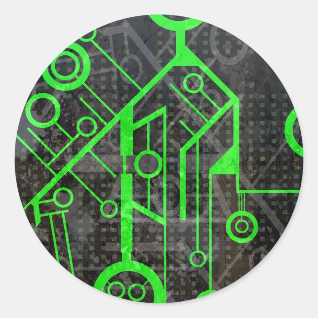 Gröntens krets runt klistermärke (Framsida)