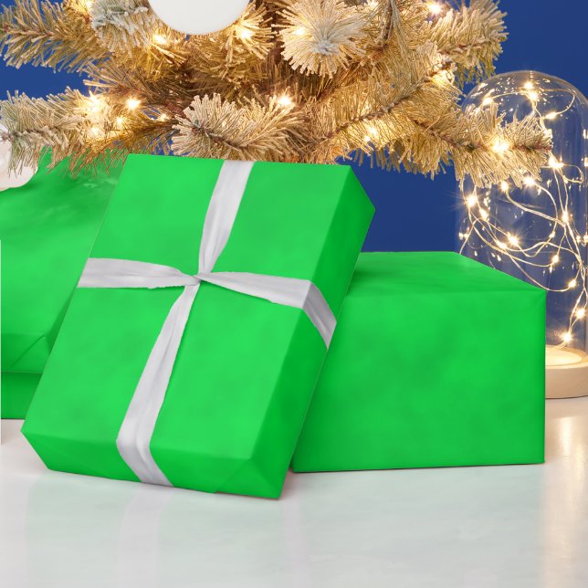 Gröntens krossade sammet suede look presentpapper (Helgdagar)