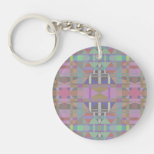 Gröntens Lila Rosa Geometric