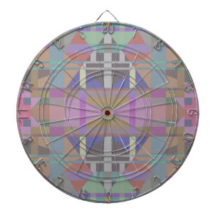 Gröntens Lila Rosa Geometric Darttavla