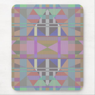Gröntens Lila Rosa Geometric Musmatta