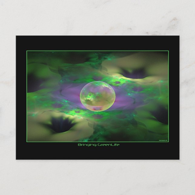 gröntens liv vykort (Framsida)