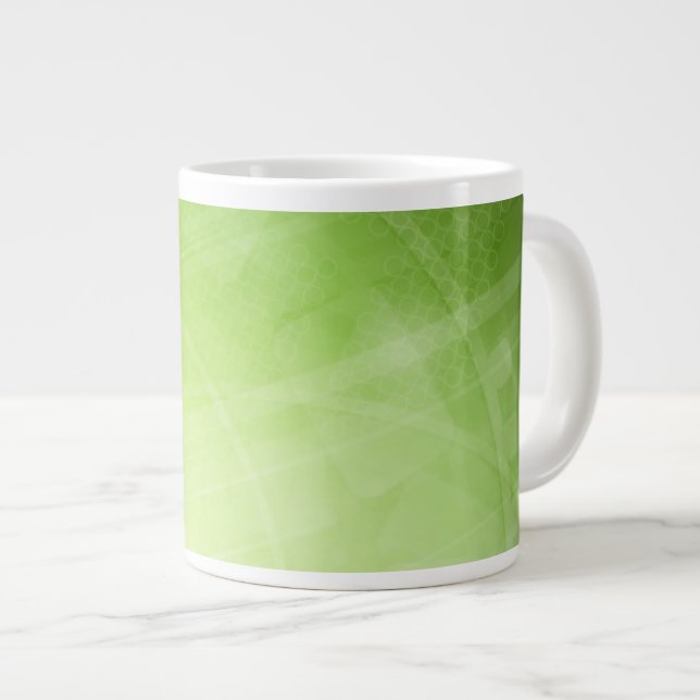 Gröntens ljusdesign i högteknologi stil jumbo mugg (Framsida höger)