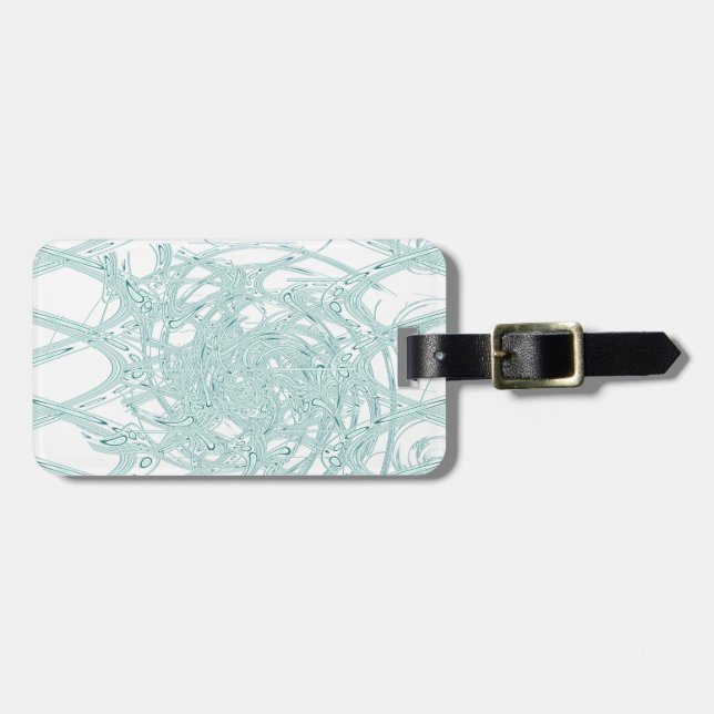 Gröntens ljusdesign på vitt bagagebricka (Horisontell Framsida)