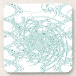 Gröntens ljusdesign på vitt underlägg