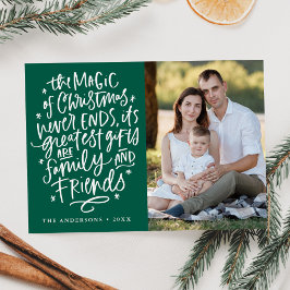 Gröntens magiska foto julkort