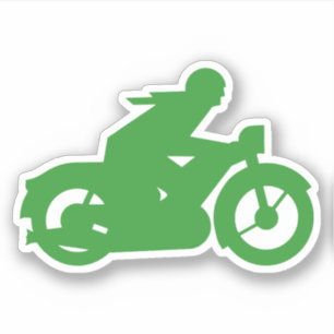 Gröntens motorcykelskylt klistermärken