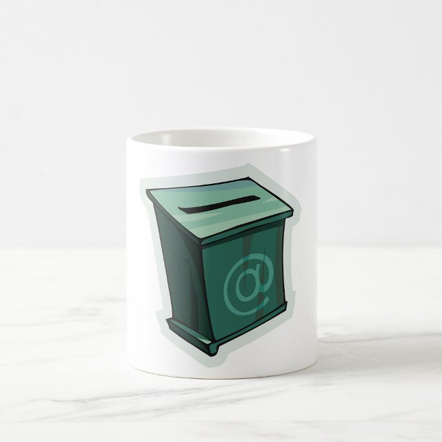 Gröntens omröstningsruta kaffemugg (Skapare uppladdad)