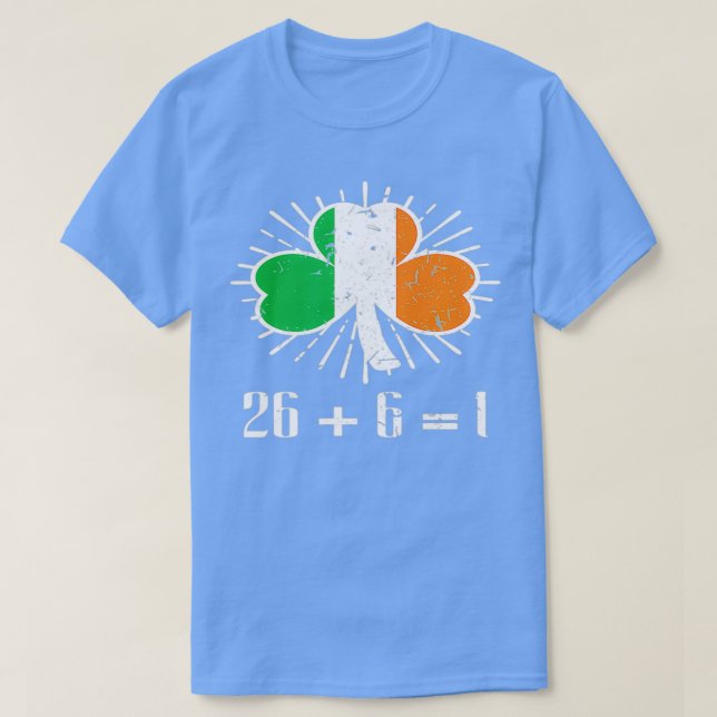 Gröntens oskärpa 26 6 = 1 st patricks day t shirt (Design framsida)