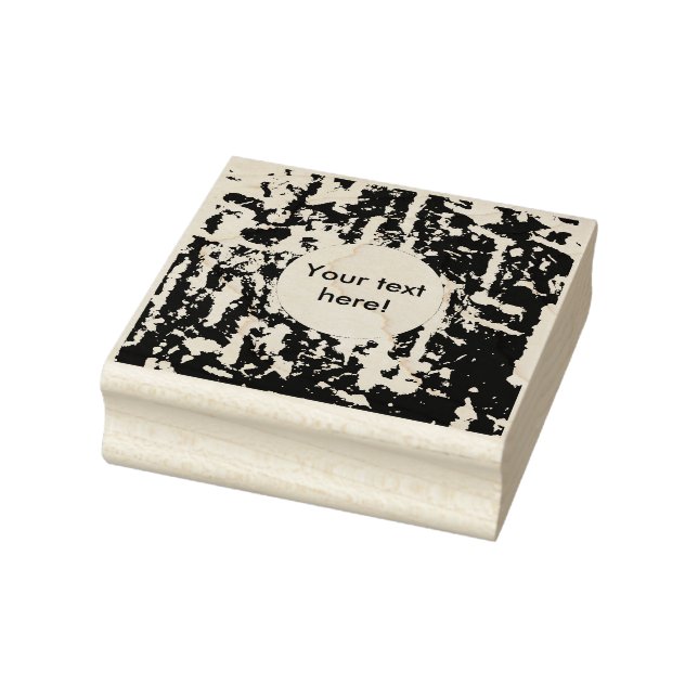 Gröntens röda platta abstrakt utformning stämpel (Stämpel)