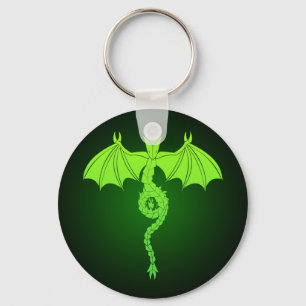 Gröntens serpant Dragon Nyckelring