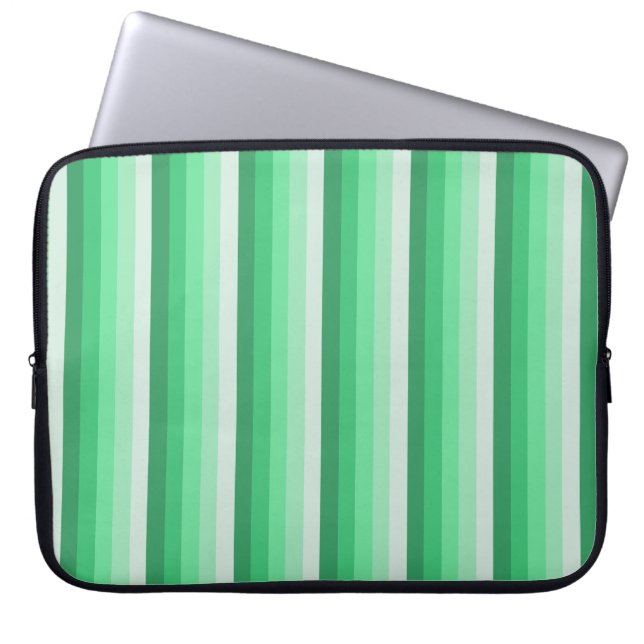 Gröntens skugga rand laptop fodral (Framsidan)