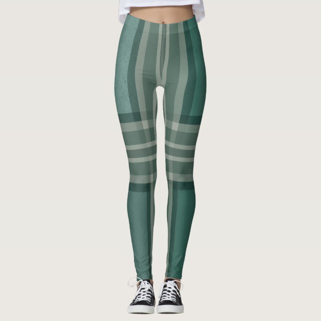 Gröntens skuggor leggings (Framsida)