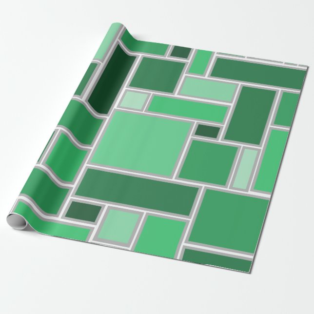 Gröntens skuggor presentpapper (Utrullad)