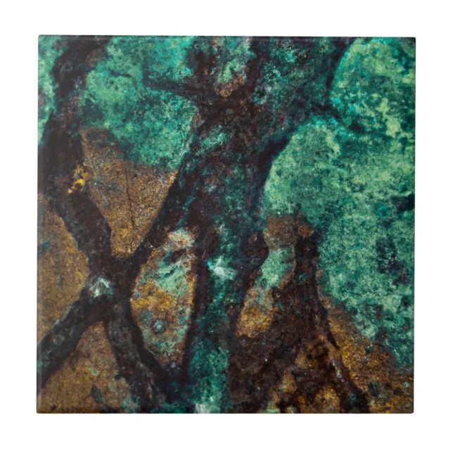 Gröntens stenpanel kakelplatta (Framsidan)