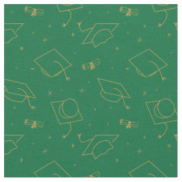 Gröntens Studentmössa i bakgrunden Tyg