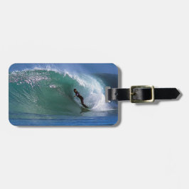 Gröntens surfvåg Nya Zeeland Bagagebricka