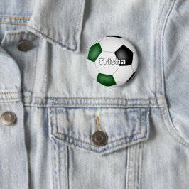 gröntens svarta fotboll temat anpassningsbar playe knapp