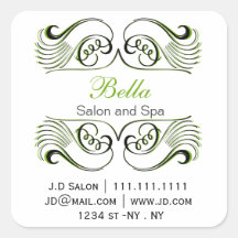 gröntens svarta och vita Chic Affärsmärken