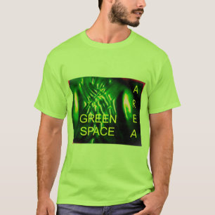 Gröntens utrymmesområde t shirt