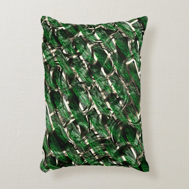 Gröntens "vägg"-effekt och mörkaste bubblor? prydnadskudde (Framsidan(Vertikal))