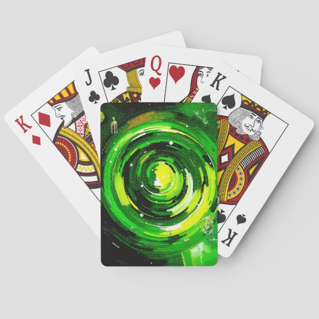 Gröntens värld casinokort (Baksidan)
