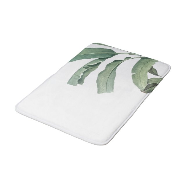 Gröntlöv Badrumsmatta (Vinklad)