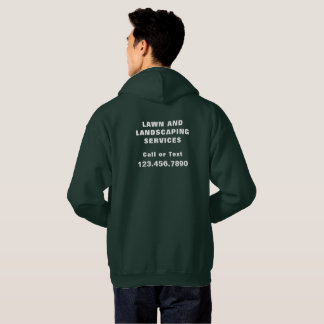Grönyta och landskapsarkitektur Tjänster Anpassad Hoodie