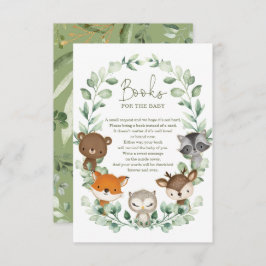 Grönyta Skogsdjur Böcker för Bebis Tilläggskort