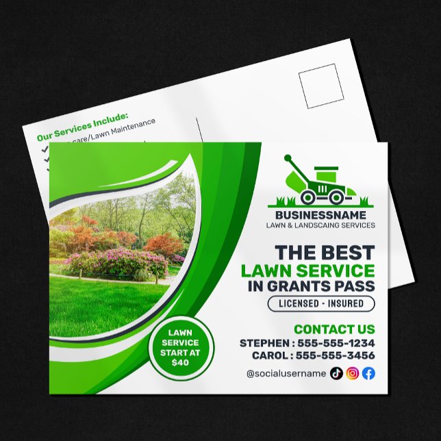 Grönyteskötsel Landskapsarkitektur Gräsklippning M Vykort (Skapare uppladdad)