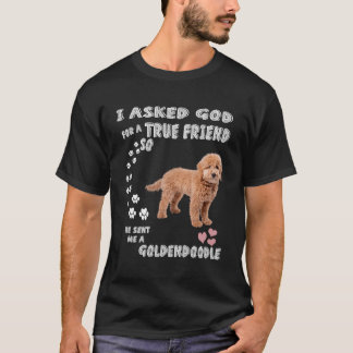 Groodle Hund Mamma Doodle Pappa Mini Goldendoodle T Shirt