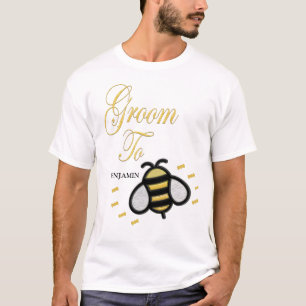 Groom att vara kandidat-part personaliserar t shirt