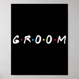 Groom att vara Manar Bröllopsdag Bachelor Party Poster