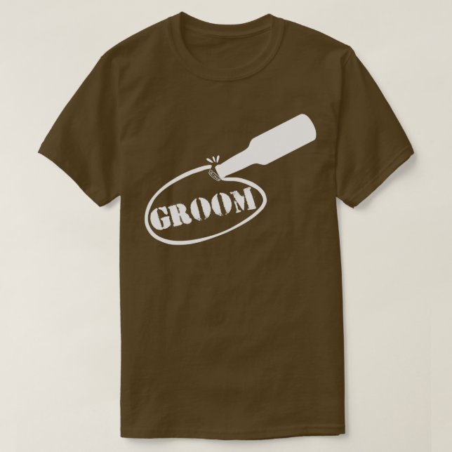 Groom Bachelor Groom Bachelor Party JGA 8 T Shirt (Design framsida)