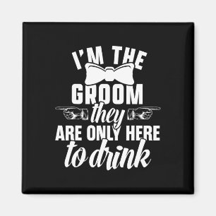 Groom Bachelor levererar Party Bröllop 1 Magnet