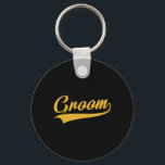Groom - Bachelor Party - Bröllop Nyckelring<br><div class="desc">Groom - Bachelor Party - Bröllop</div>