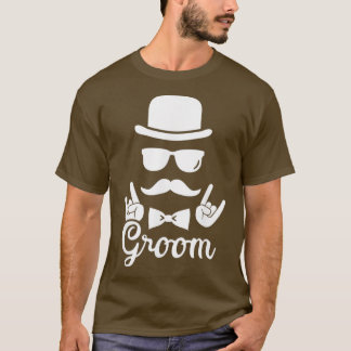 Groom bachelor Party Groom Gift Gift För manar Wed T Shirt
