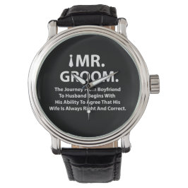Groom Bachelor Party-presentationer Armbandsur