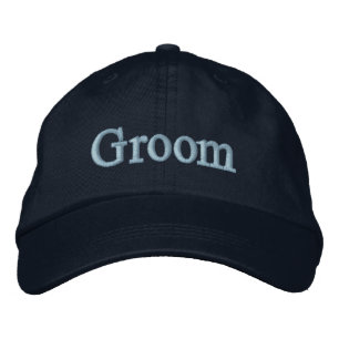 Groom baseball hat broderad keps