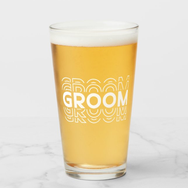 Groom Beer Glaskopp (Framsida fylld)