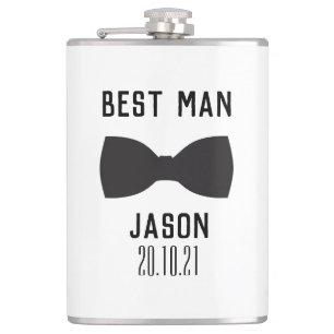 Groom Best Man Bröllopsfest Gift-kolv Fickplunta