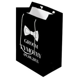 Groom Black Elegant Modern Gifts Bröllop