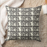 Groom Black och Ivory Typography Mönster Kudde<br><div class="desc">Hans Pillow. Groom Black och Ivory Retro Typography Mönster Dekorativ kudde . Jag har den större storleka så det är tillräckligt stort för att se på marknaden,  men 16-tumsskärmen är mycket stor och billigare och budgetvänlig. Chalkboard Modern Vintage Typography Investiget and sassy chalkboard bröllop Bröllopsfest T-shirts</div>