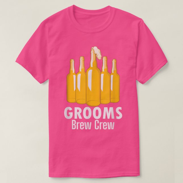 Groom Brew Crew T Shirt (Design framsida)