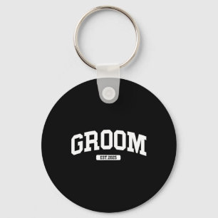 Groom Bride 2025 Ny gifta Par Förlovning W Nyckelring