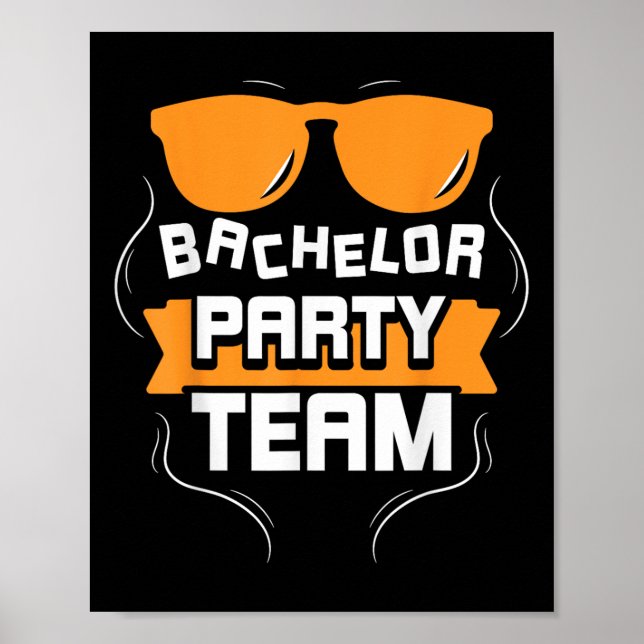 Groom Bride _2 för Bachelor Party-grupp Poster (Framsidan)