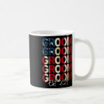 Groom Bride Est. 2025 USA Ny gifta Par Kaffemugg<br><div class="desc">Groom Bride Est. 2025 Matchning mellan USA och Ny gifta Par</div>