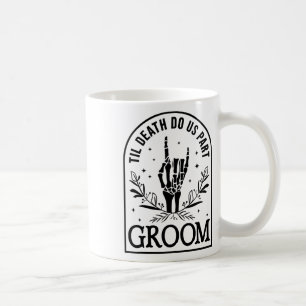 Groom Bride Förlovning Bröllop Halloween lite Mors Kaffemugg