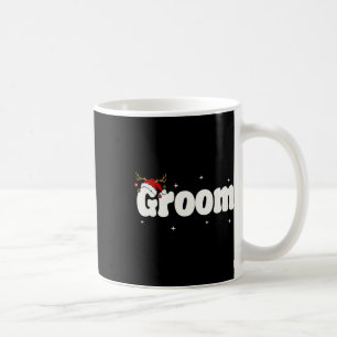 Groom Bride Santa Par julutseenden Julafton P Kaffemugg