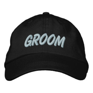 Groom Broderad Keps